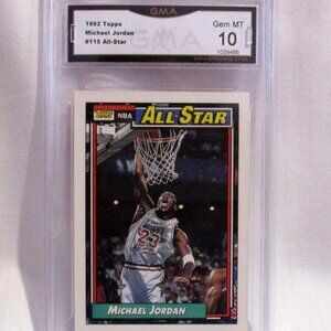 1992 Topps Michael Jordan All Star Card #1…